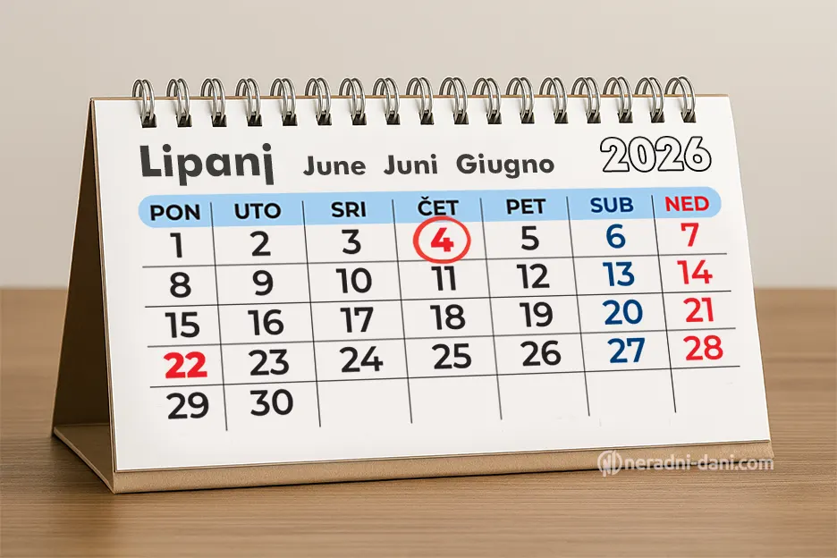Tijelovo kalendar datum